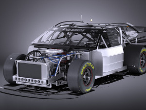 Nascar Toyota Camry Interstate Kyle Bush 2017 vray 3Dモデル