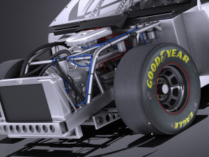 Nascar Toyota Camry Interstate Kyle Bush 2017 vray 3Dモデル