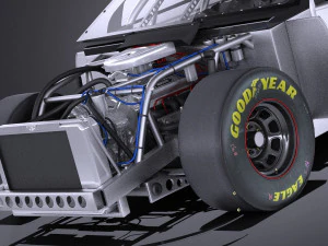 Nascar Toyota Camry Interstate Kyle Bush 2017 vray 3D Model