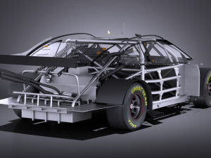 Nascar Toyota Camry Interstate Kyle Bush 2017 vray 3Dモデル