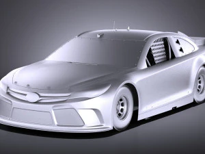 Nascar Toyota Camry Interstate Kyle Bush 2017 vray 3D Model