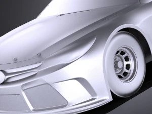 Nascar Toyota Camry Interstate Kyle Bush 2017 vray 3D Model