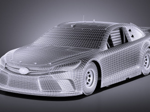 Nascar Toyota Camry Interstate Kyle Bush 2017 vray 3Dモデル