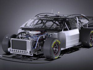 Nascar Toyota Camry Stanley Carl Edwards 2017 vray Modèle 3D