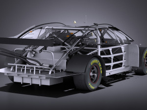 Nascar Toyota Camry Stanley Carl Edwards 2017 vray Modèle 3D