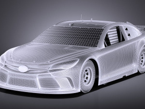 Nascar Toyota Camry Stanley Carl Edwards 2017 vray Modèle 3D