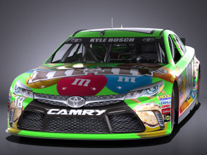 Nascar Toyota Camry MMS Kyle Busch 2017 vray Modelo 3D