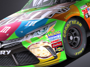Nascar Toyota Camry MMS Kyle Busch 2017 vray Modelo 3D