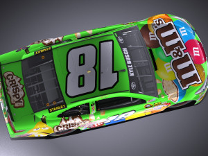Nascar Toyota Camry MMS Kyle Busch 2017 vray Modelo 3D