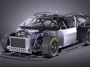Nascar Toyota Camry MMS Kyle Busch 2017 vray Modelo 3D