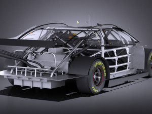 Nascar Toyota Camry MMS Kyle Busch 2017 vray Modelo 3D