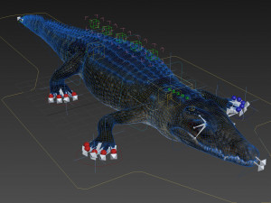 Nile Crocodile 3D Model