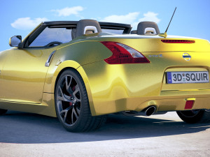 Nissan 370Z Convertible 2017 Modello 3D