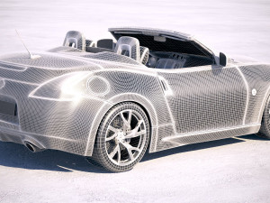 Nissan 370Z Convertible 2017 Modello 3D