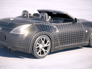 Nissan 370Z Convertible 2017 Modello 3D