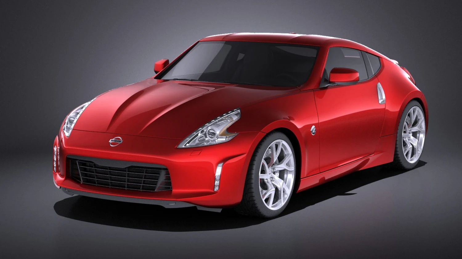 Nissan 370Z 2017 vray 3D Model .c4d .max .obj .3ds .fbx .stl .blend 