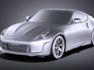 Nissan 370Z 2017 vray 3D मॉडल