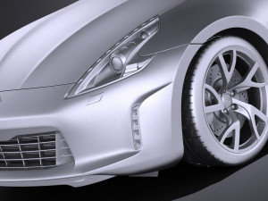 Nissan 370Z 2017 vray 3D मॉडल