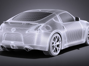 Nissan 370Z 2017 vray 3D मॉडल