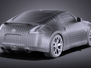 Nissan 370Z 2017 vray 3D मॉडल