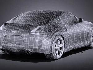 Nissan 370Z 2017 vray 3D Model