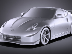 Nissan 370Z Nismo 2014 vray 3D Model