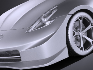 Nissan 370Z Nismo 2014 vray 3D Model