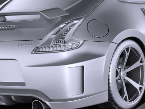 Nissan 370Z Nismo 2014 vray 3D Model