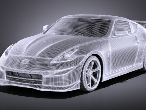 Nissan 370Z Nismo 2014 vray 3D Model