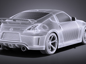 Nissan 370Z Nismo 2014 vray 3D Model