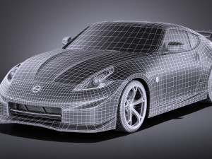 Nissan 370Z Nismo 2014 vray 3D Model