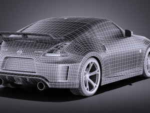 Nissan 370Z Nismo 2014 vray 3D Model