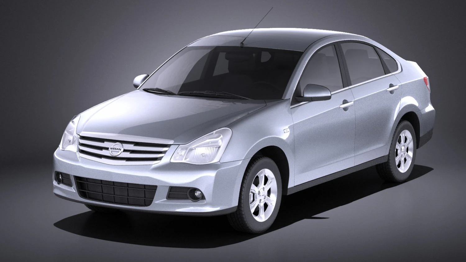 Nissan Almera 2013 vray 3D Model .c4d .max .obj .3ds .fbx .stl .blend 