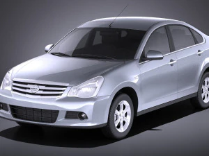 Nissan Almera 2013 vray Model 3D