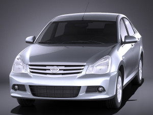 Nissan Almera 2013 vray 3D Модель