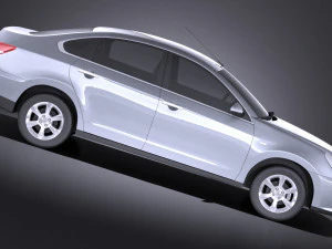 Nissan Almera 2013 vray 3D Model