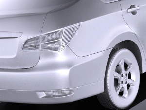 Nissan Almera 2013 vray 3D Model