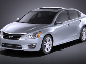 Nissan Altima 2013 vray Modelo 3D