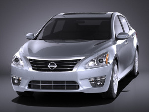 Nissan Altima 2013 vray 3D Модель