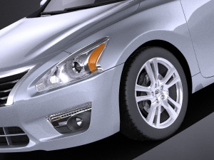 Nissan Altima 2013 vray 3D Модель