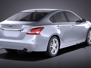 Nissan Altima 2013 vray 3D Модель