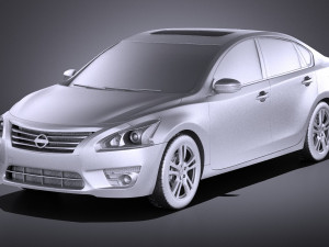 Nissan Altima 2013 vray 3D Модель