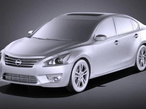 Nissan Altima 2013 vray 3D Model