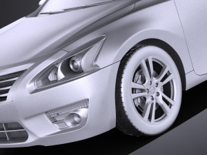Nissan Altima 2013 vray 3D Модель