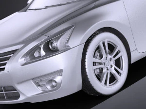Nissan Altima 2013 vray 3D Model