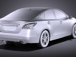 Nissan Altima 2013 vray 3D Модель