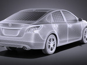 Nissan Altima 2013 vray 3D Модель
