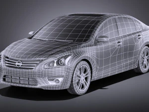 Nissan Altima 2013 vray 3D Model