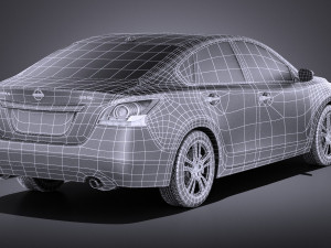Nissan Altima 2013 vray 3D Модель