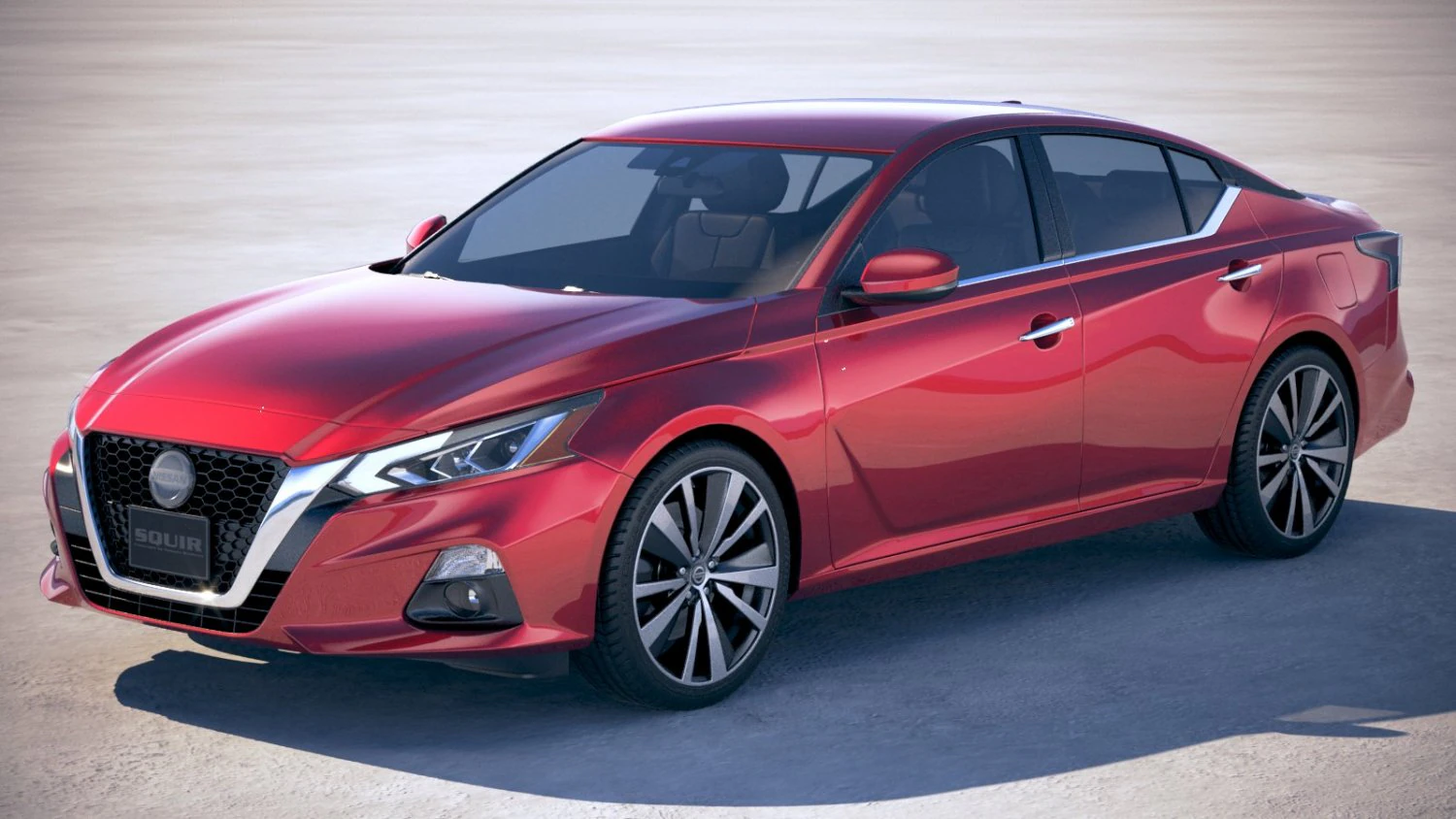 Nissan Altima 2019 3D Model .c4d .max .obj .3ds .fbx .stl .blend